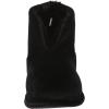 Dearfoams womens Sara Velour BootieSlipper(Shiny Black)