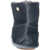 Dearfoams womens Sara Velour BootieSlipper(Shiny Flintstone)