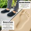 Dearfoams womens Suede Indoor Outdoor Doreen Clog(Black 2)