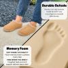 Dearfoams womens Suede Indoor Outdoor Doreen Clog(Chestnut 2)