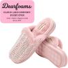 Dearfoams womens Women’s Memory Foam House Shoes Gifts for Her Paris Scuff Slipper(Pale Mauve)