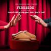 Fireside By Dearfoams Women’s Queenstown Shearling Slippers, Memory Foam Suede Clog, Indoor/Outdoor Slip-in House Shoes(Black Taping)