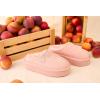Fireside By Dearfoams Women’s Queenstown Shearling Slippers, Memory Foam Suede Clog, Indoor/Outdoor Slip-in House Shoes(Peach Dust Platform)