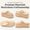 Fireside By Dearfoams Women’s Queenstown Shearling Slippers, Memory Foam Suede Clog, Indoor/Outdoor Slip-in House Shoes(Sand Taping)