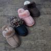 Fireside by Dearfoams Women’s Fireside Sydney Shearling Fur Indoor/Outdoor Scuff Slipper With Wide Widths(Driftwood)