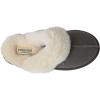 Fireside by Dearfoams Women’s Fireside Sydney Shearling Fur Indoor/Outdoor Scuff Slipper With Wide Widths(Grey Multi)