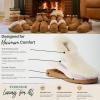 Fireside by Dearfoams Women’s Fireside Sydney Shearling Fur Indoor/Outdoor Scuff Slipper With Wide Widths(Sand)