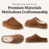 Fireside by Dearfoams mens Grafton Shearling Indoor/Outdoor Clog(Chestnut)
