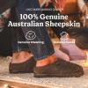 Fireside by Dearfoams mens Grafton Shearling Indoor/Outdoor Clog(Chestnut Quilted)