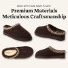 Fireside by Dearfoams mens Grafton Shearling Indoor/Outdoor Clog(Coffee Taping)