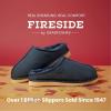Fireside by Dearfoams mens Grafton Shearling Indoor/Outdoor Clog(Navy)