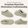 Fireside by Dearfoams mens Grafton Shearling Indoor/Outdoor Clog(Seagrass Taping)