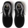Fireside by Dearfoams mens Shepparton Shearling Fur Indoor/Outdoor Lace-up Chukka Boot(Black)
