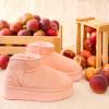 Fireside by Dearfoams womens Genuine Shearling Kingston Platform Mini Boot(Peach Dust Platform)