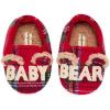 Dearfoams Baby & Kids’ Bear Matching Family Slipper Christmas Gifts(Red Tartan Plaid)