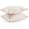 Dearfoams Bed Pillows,Set of 2 Standard/Queen Size,Down Alternative Copper-Infused Pillows with Soft Knit Cover,Supportive for Back, Side & Stomach Sleepers(Copper)