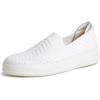 Dearfoams Women’s Sophie Loafers(White)