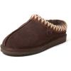 Fireside by Dearfoams mens Grafton Shearling Indoor/Outdoor Clog(Coffee Taping)