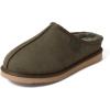 Fireside by Dearfoams mens Grafton Shearling Indoor/Outdoor Clog(Green)