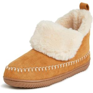 Dearfoams Women’s Moritz Mountain Energy Return Technology Bootie(Whiskey)