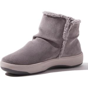 Dearfoams Women’s Pine All Day Comfort and Water Resistant Ankle Boot(Grey)