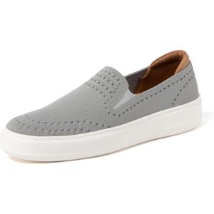 Dearfoams Women’s Sophie Loafers(Light Grey)