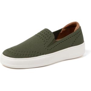 Dearfoams Women’s Sophie Loafers(Olive 2)