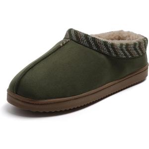 Dearfoams Womens Wren High Vamp Clog Indoor/Outdoor Memory Foam House Shoe(Loden)
