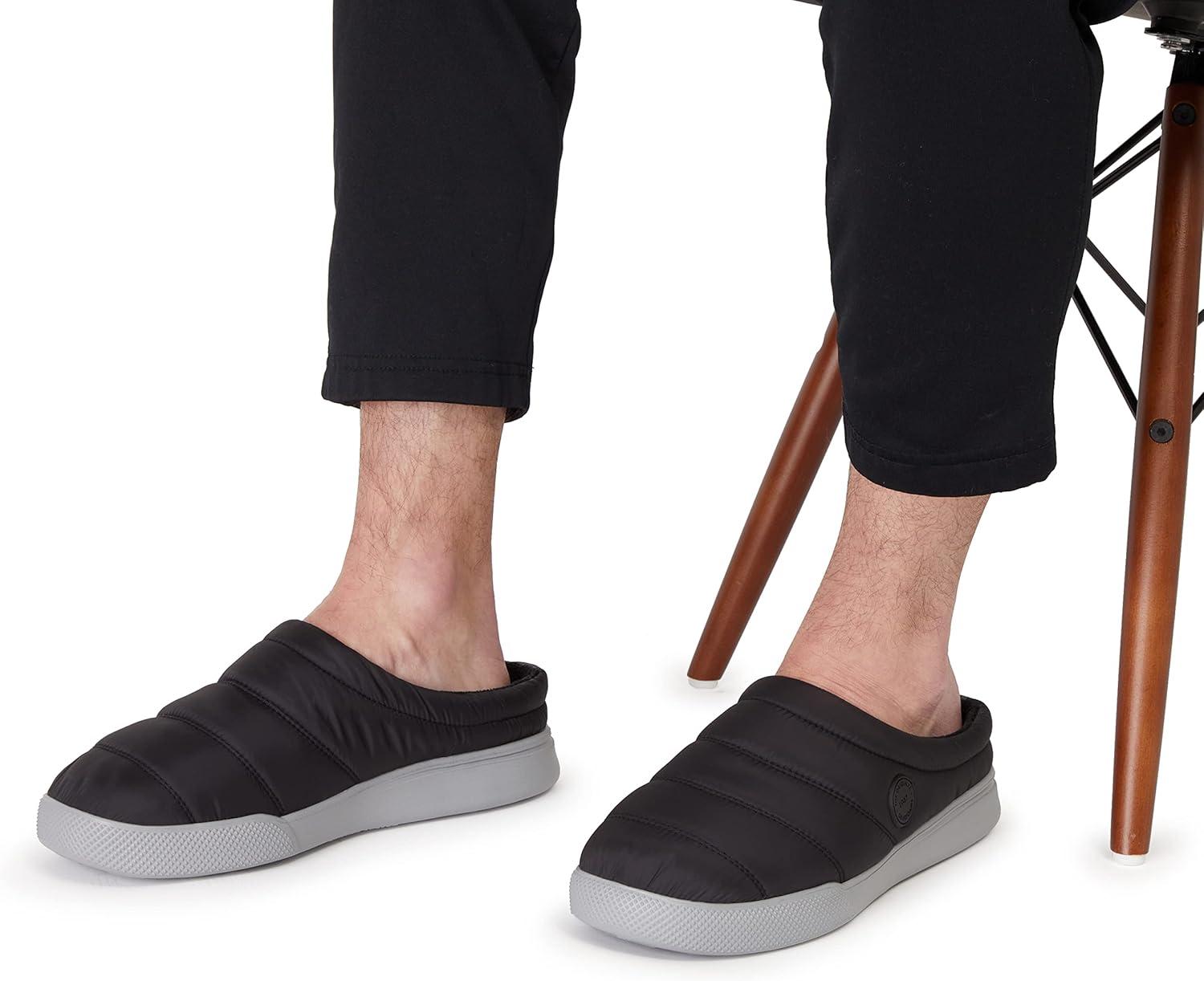 imageDearfoams Mens Andre Sport Lounge ClogBlack Nylon