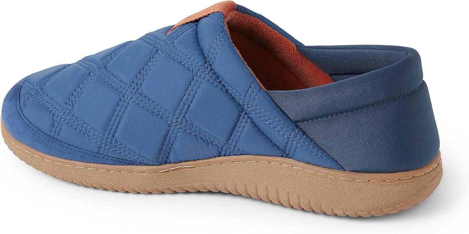 imageDearfoams Mens River Nylon Closed Back IndoorOutdoor Memory Foam Energy Return SlipperDeep Oasis
