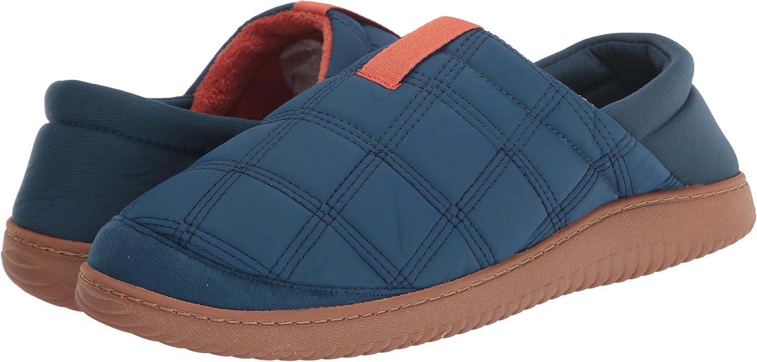 imageDearfoams Mens River Nylon Closed Back IndoorOutdoor Memory Foam Energy Return SlipperDeep Oasis