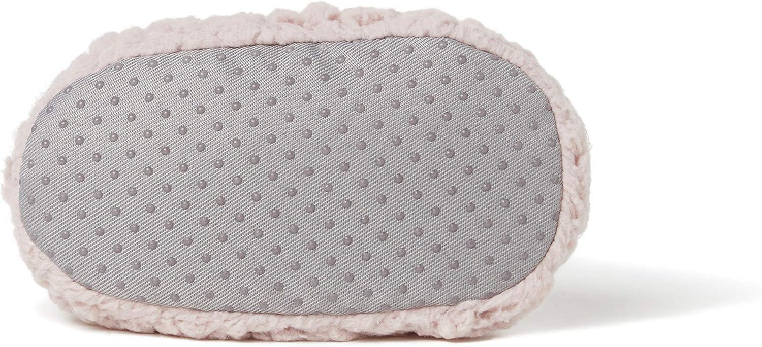 imageDearfoams UnisexChild Harley faux sherpa Bootie SlipperPale Mauve