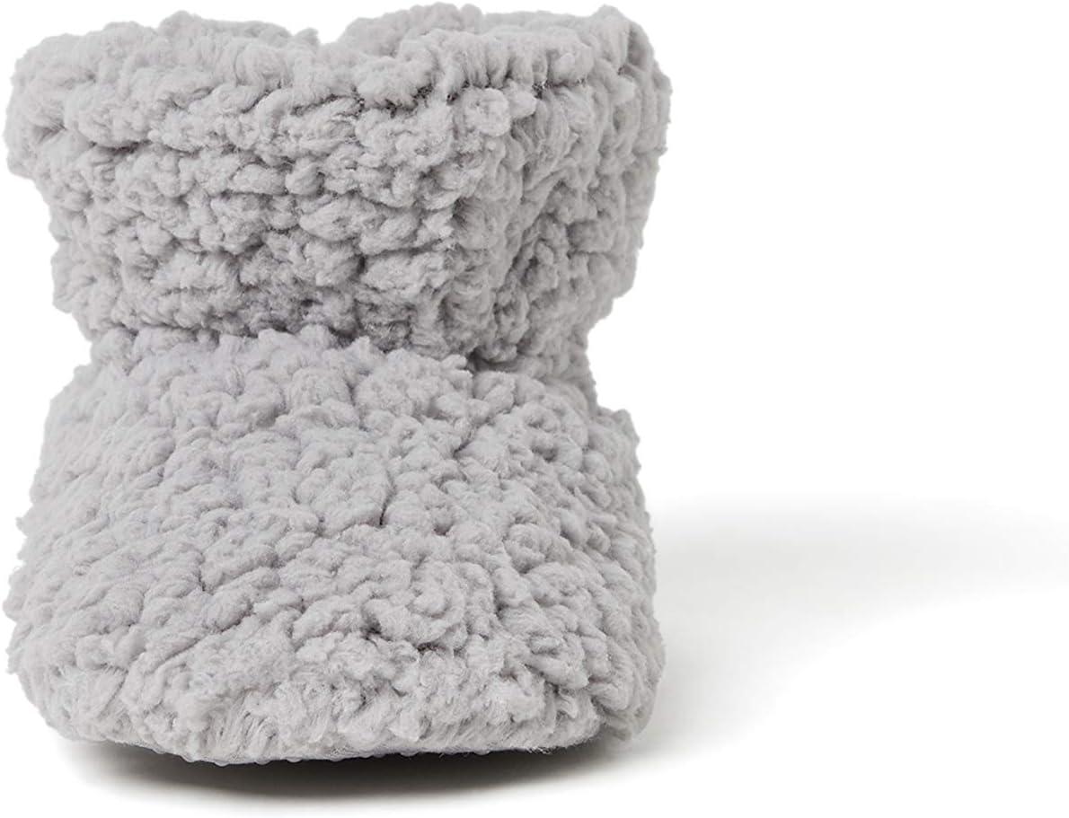 imageDearfoams UnisexChild Harley faux sherpa Bootie SlipperSleet
