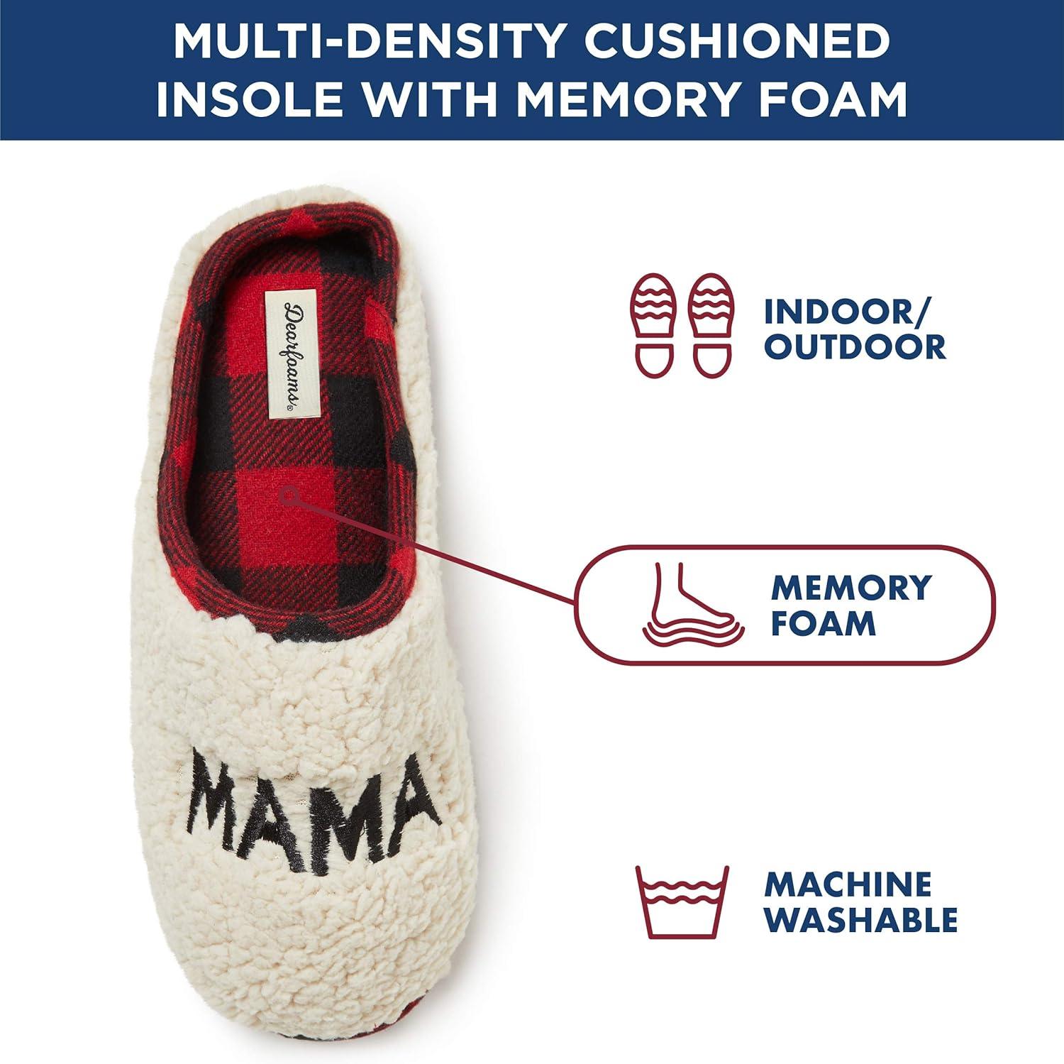 imageDearfoams Womens Clog SlipperSherpa