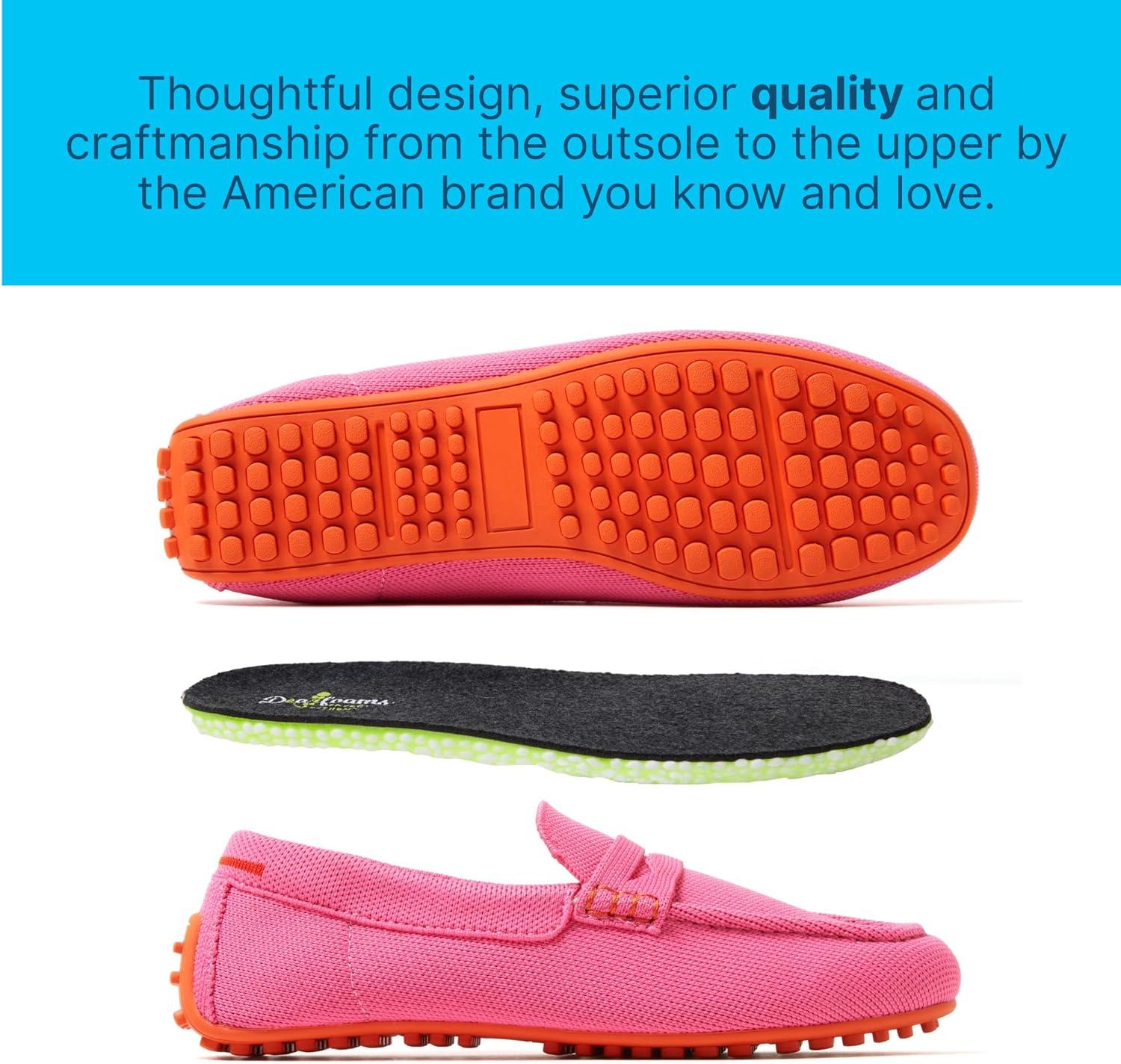 imageDearfoams Womens HazelLighweight Driving Loafer Machine Washable Comfortable ShoeAzalea Pink
