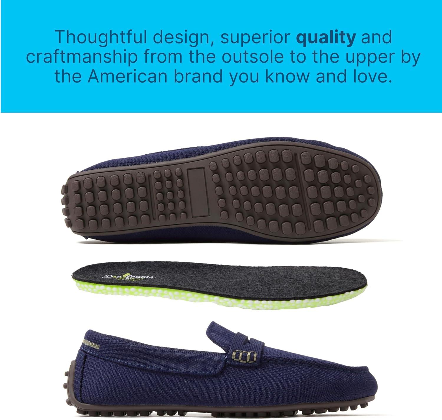 imageDearfoams Womens HazelLighweight Driving Loafer Machine Washable Comfortable ShoeNavy