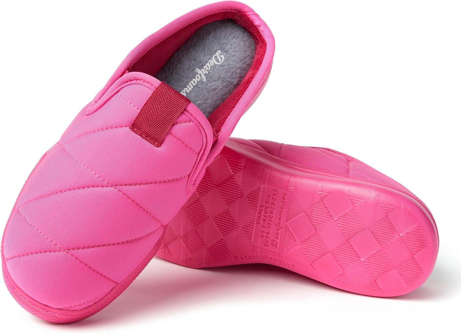 imageDearfoams Womens Kali Water Resistant Lightweight Clog SlipperParadise Pink