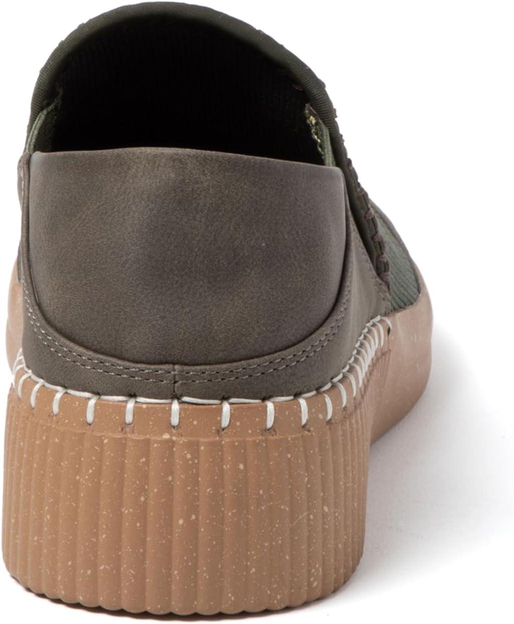 imageDearfoams Womens Lee Lightweight Easy onOff Knit SneakerOlive
