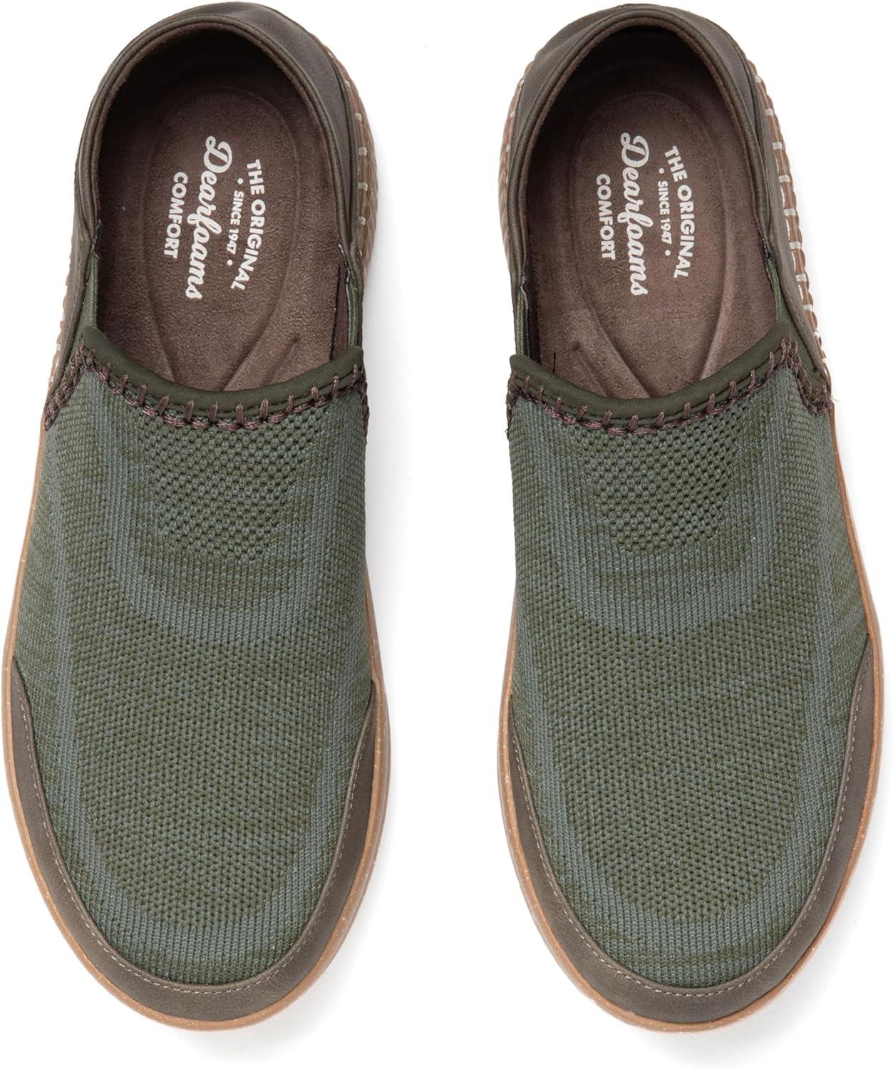 imageDearfoams Womens Lee Lightweight Easy onOff Knit SneakerOlive