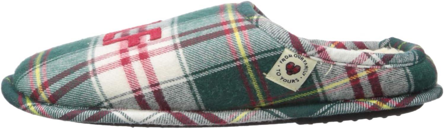 imageDearfoams Womens Mama Elf Clog SlipperGreen Plaid