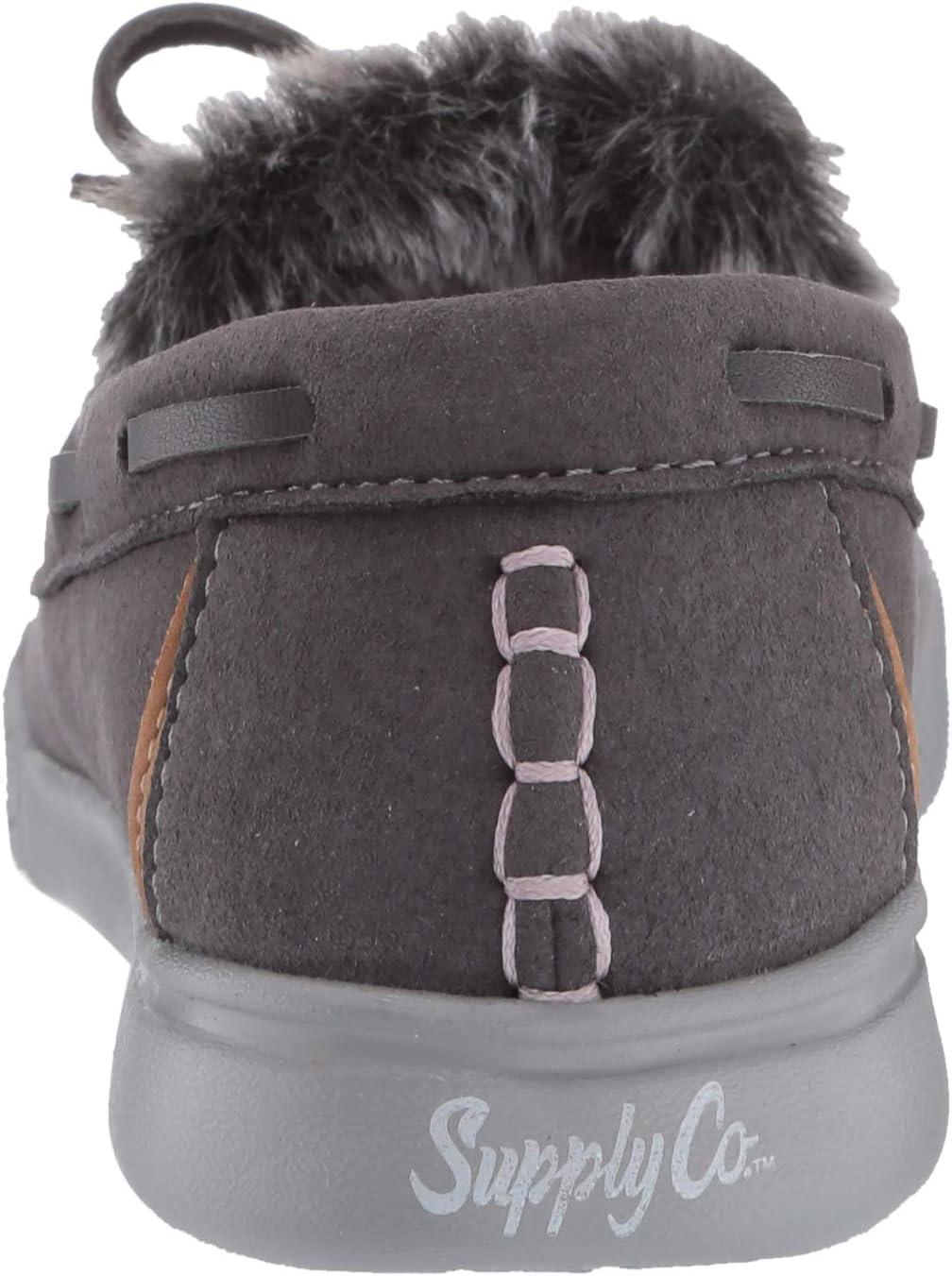 imageDearfoams Womens Mocassin SlipperDark Grey