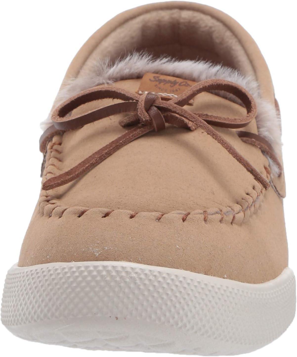 imageDearfoams Womens Mocassin SlipperLatte