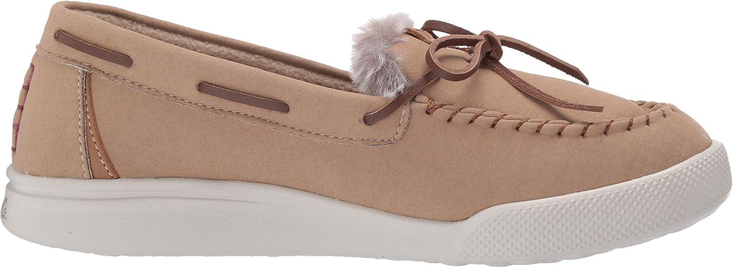 imageDearfoams Womens Mocassin SlipperLatte