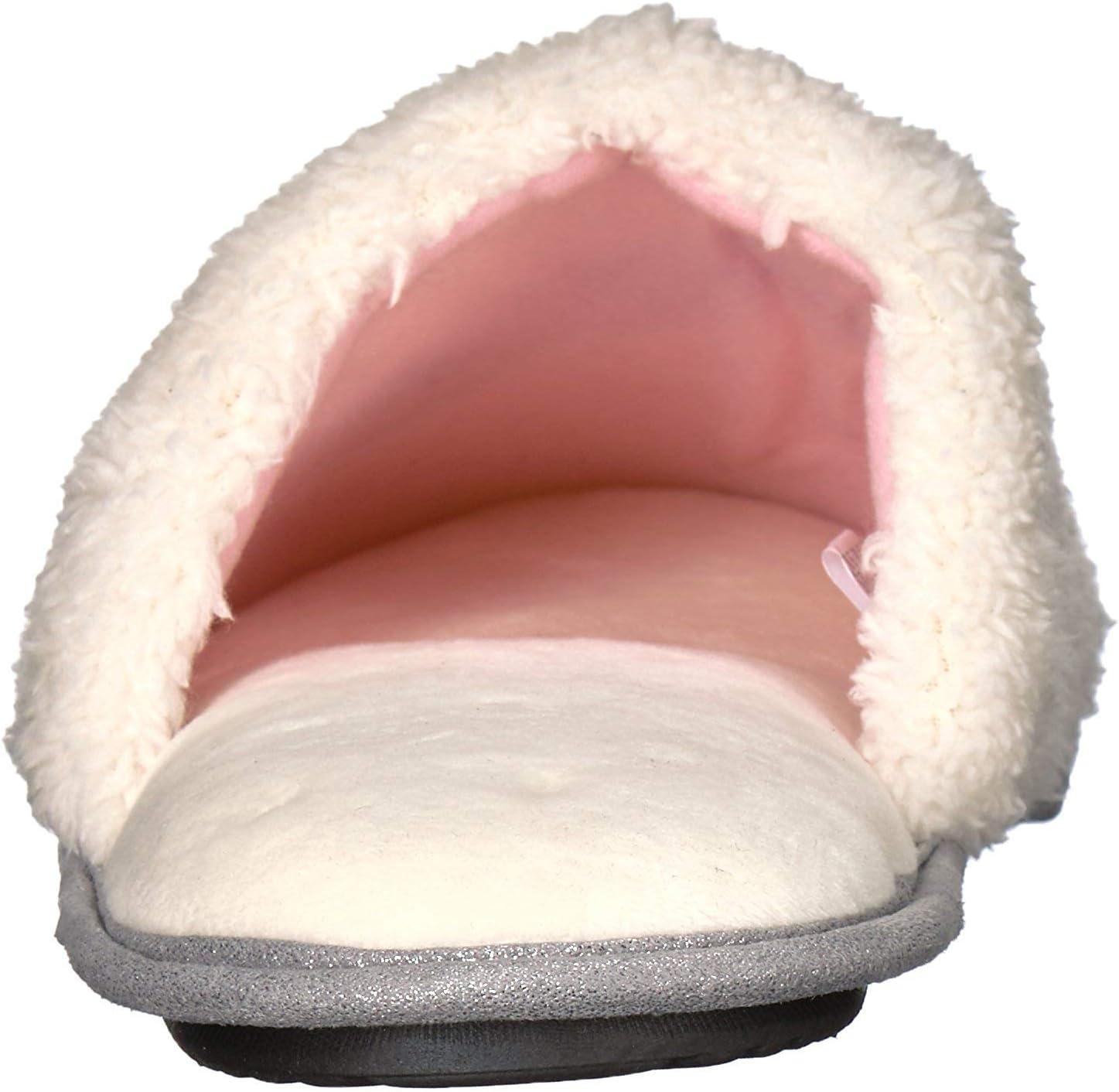 imageDearfoams Womens Novelty Pile Scuff and Eye Mask SetMuslin