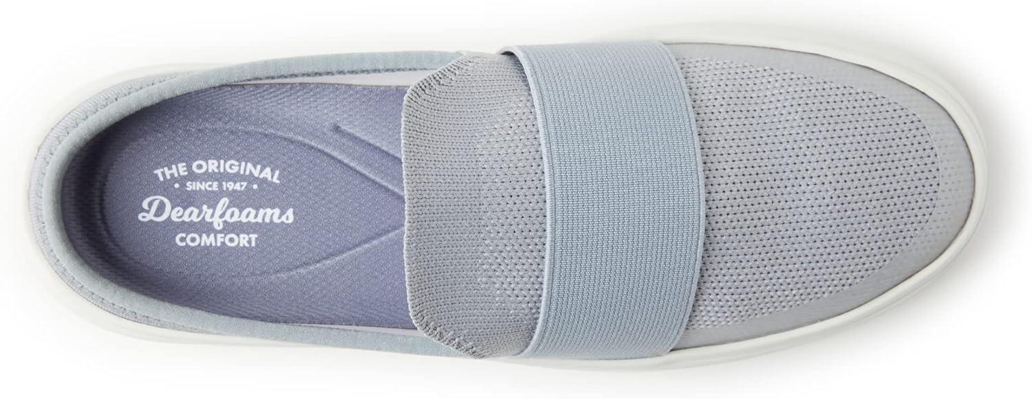 imageDearfoams Womens Original Comfort Annie Clog SneakerSleet Banded