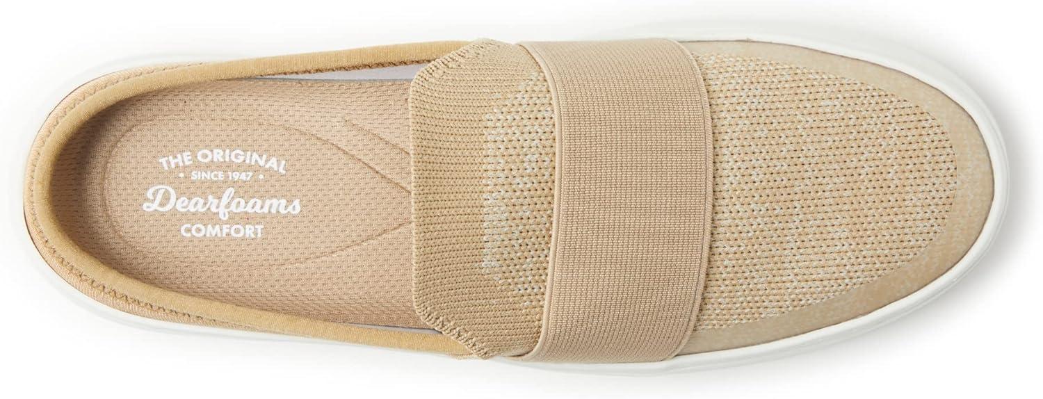 imageDearfoams Womens Original Comfort Annie Clog SneakerTan Banded