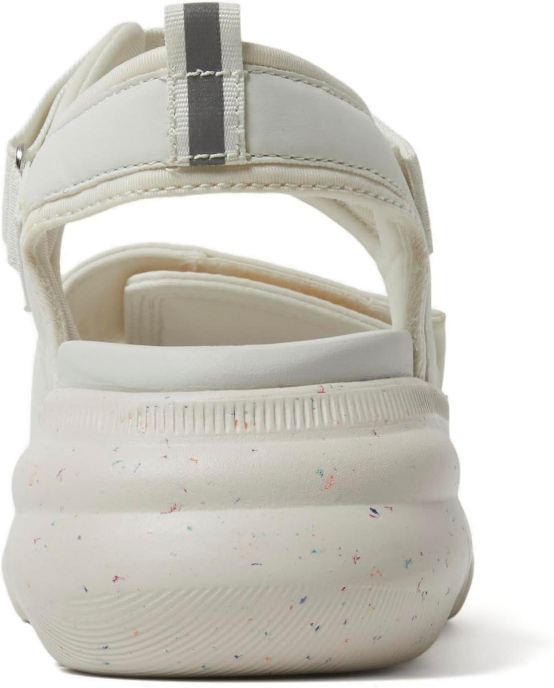 imageDearfoams Womens Platform Lightweight Adjustable Odell Wedge SandalBone