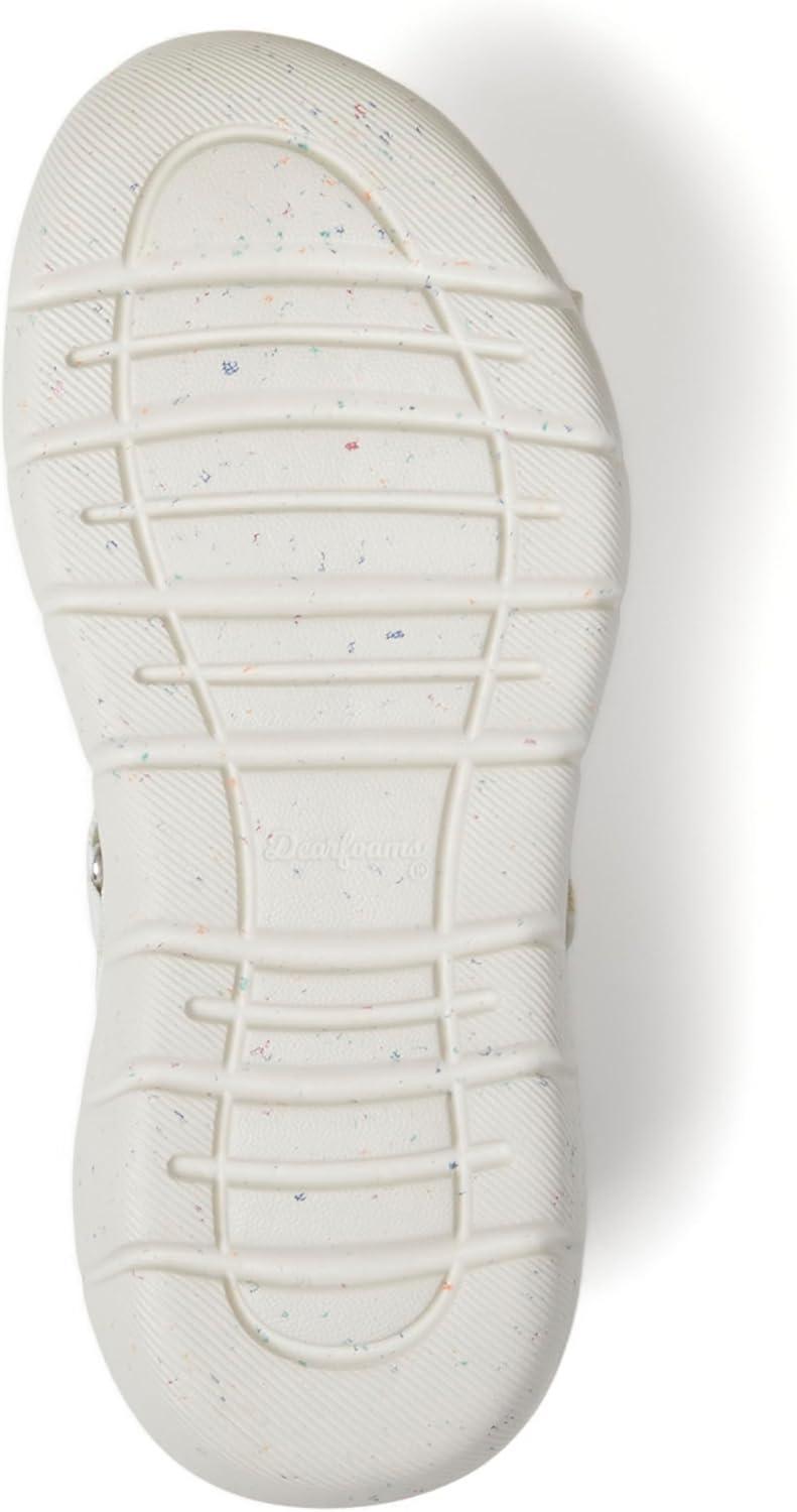 imageDearfoams Womens Platform Lightweight Adjustable Odell Wedge SandalBone
