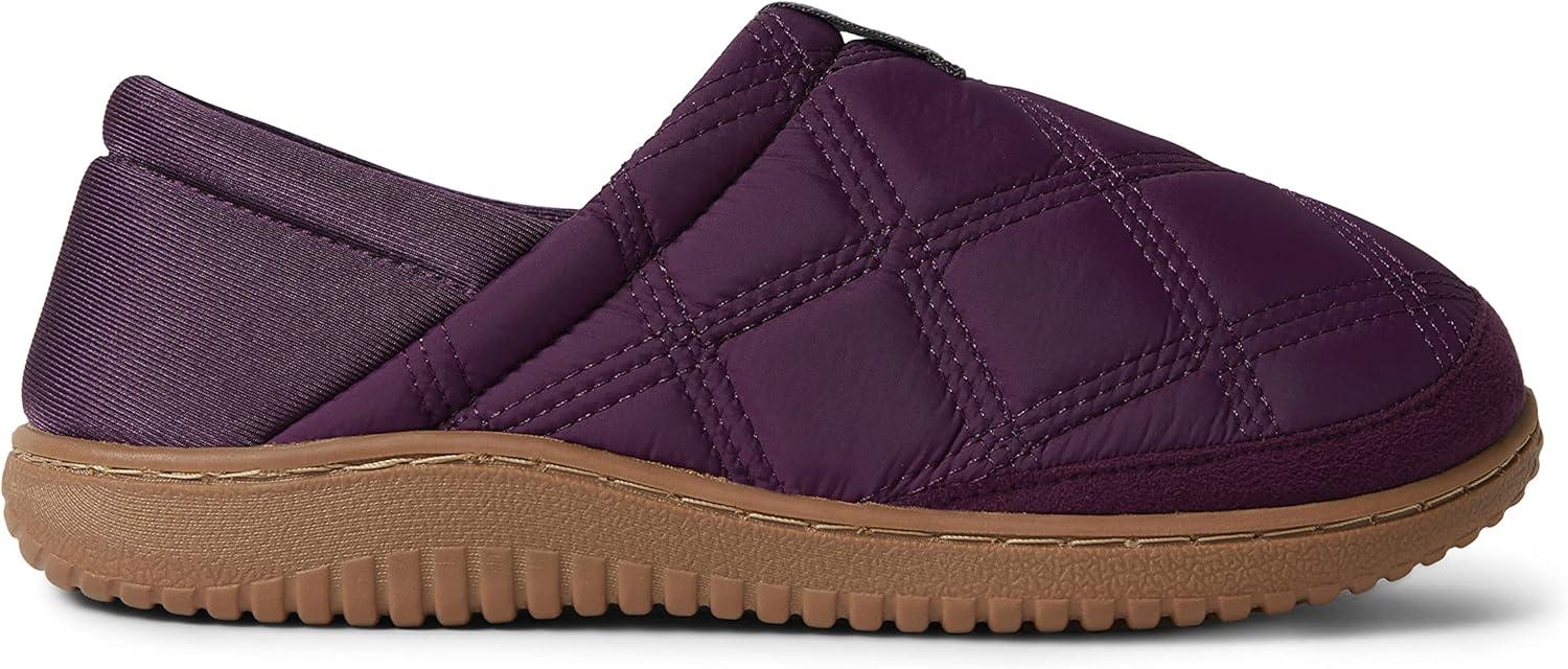 imageDearfoams Womens River Closed Back Memory Foam Energy Return SlipperAubergine
