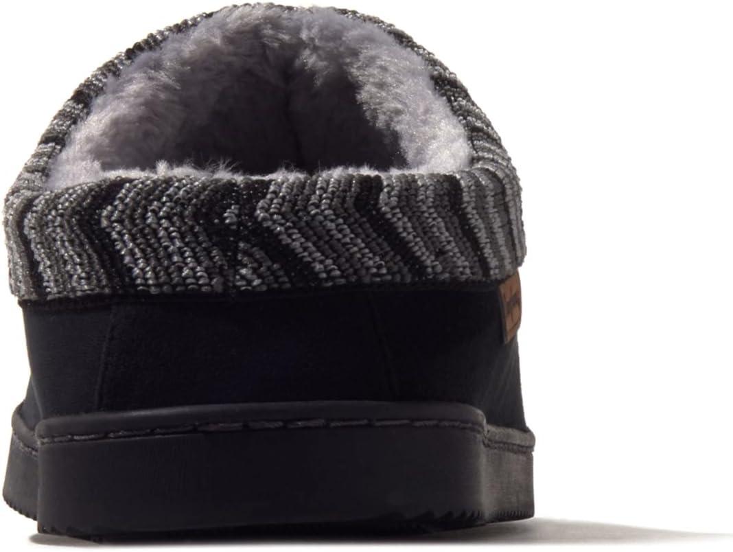 imageDearfoams mens Warner IndoorOutdoor Memory Foam Comfort ClogBlack